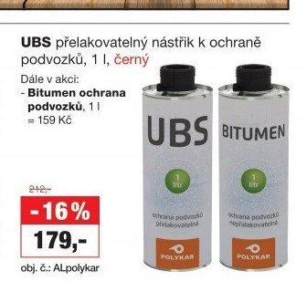 UBS přelakovatelný nástřik