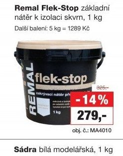 Remal Flek-Stop základní nátěr k izolaci skvrn, 1 kg