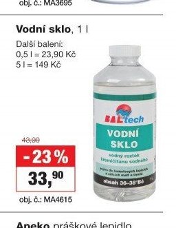 Vodní sklo, 1 l