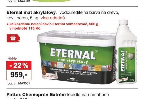 Eternal mat akrylátový, 5 kg