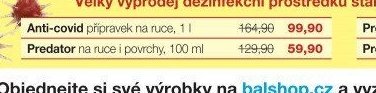 Predator na ruce i povrchy, 100 ml