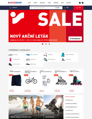 aktuální leták Intersport 8.7.2020-14.7.2020