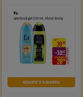 Fa sprchový gel - Teta drogerie aktualniletaky.eu