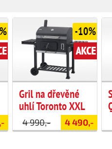 Gril na dřevěné uhlí Toronto XXL