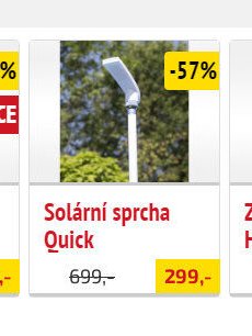 Solární sprcha Quick