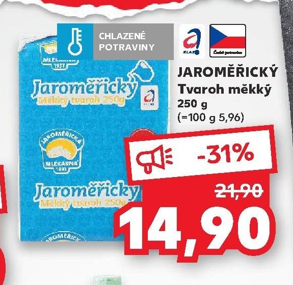 JAROMĚŘICKÝ Tvaroh měkký