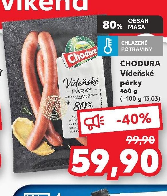CHODURA Vídeňské párky