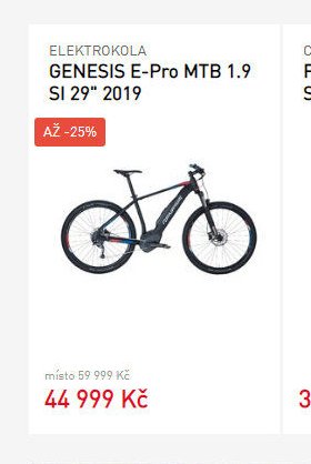 GENESIS E-Pro MTB 1.9 SI 29