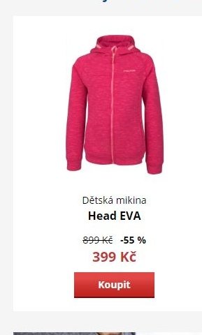 Dětská mikina Head EVA