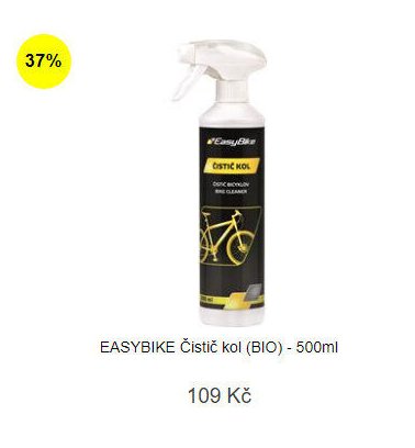 EASYBIKE Čistič kol (BIO) - 500ml