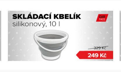 SKLÁDACÍ KBELÍK silikonový, 10 l