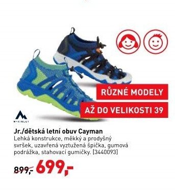 Jr./dětská letní obuv Cayman