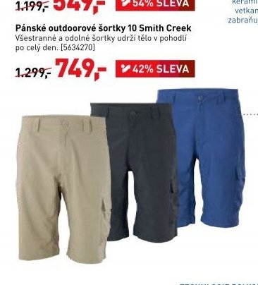 Pánské outdoorové šortky 10 Smith Creek