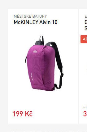 MĚSTSKÉ BATOHY MCKINLEY Alvin 10