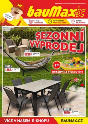 aktuální leták bauMax 7.8.2020-31.8.2020