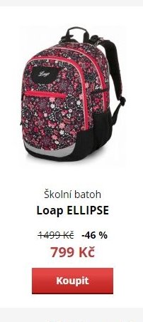 Školní batoh Loap ELLIPSE