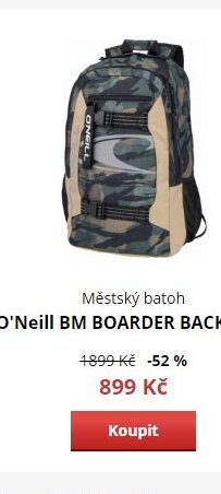 Městský batoh O'Neill BM BOARDER BACKPACK