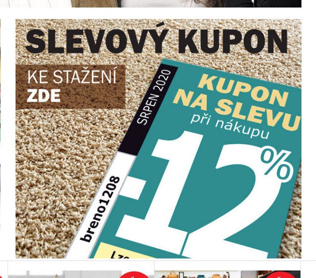 SLEVOVÝ KUPON -12%