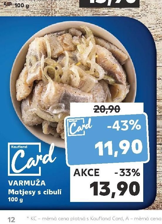 VARMUŽA Matjesy s cibulí