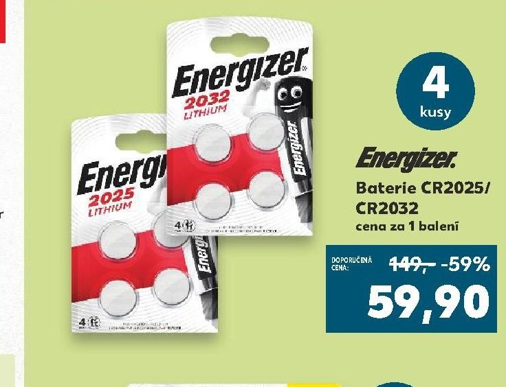 Energizer Baterie CR2025/CR2032