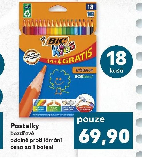 Pastelky BIC Kids 18