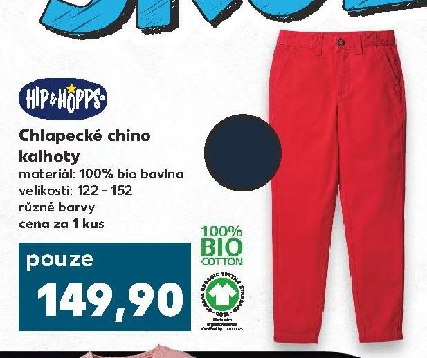 Chlapecké chino kalhoty