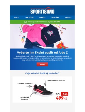 aktuální leták Sportisimo 16.8.2020-21.8.2020