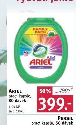 ARIEL prací kapsle