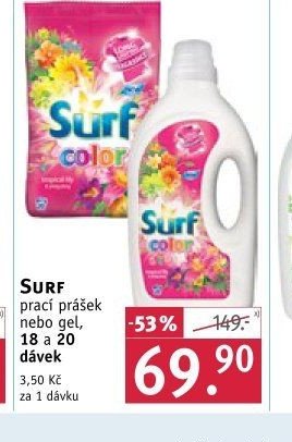 SURF prací prášek nebo gel