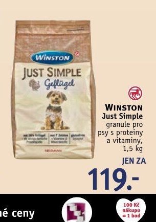 WINSTON Just Simple granule pro psy