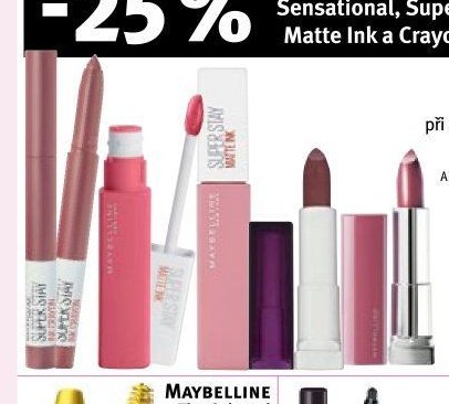 Maybelline rtěnky