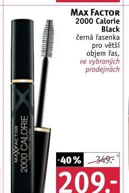 MAX FACTOR 2000 Calorie Black