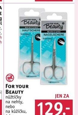 FOR YOUR BEAUTY nůžtičky na nehty