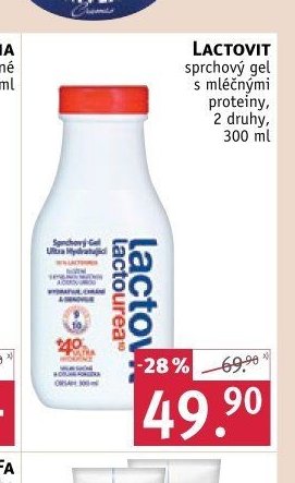 LACTOVIT sprchový gel s mléčnými proteiny, 2 druhy, 300 ml