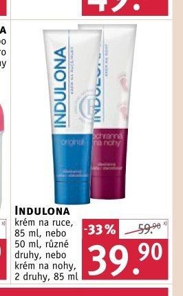INDULONA krém na ruce, 85 ml, nebo 50 ml, různé druhy, 85 ml