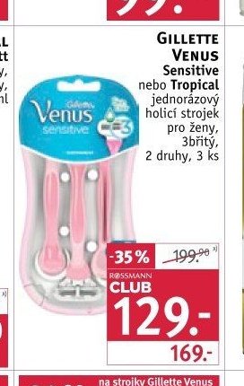GILLETTE Venus Sensitive holicí strojek