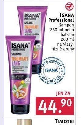 Isana Professional šampon 250 ml nebo balzám 200 ml