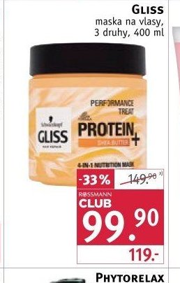 Gliss maska na vlasy 400 ml