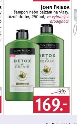 John Frieda šampon nebo balzám 250 ml