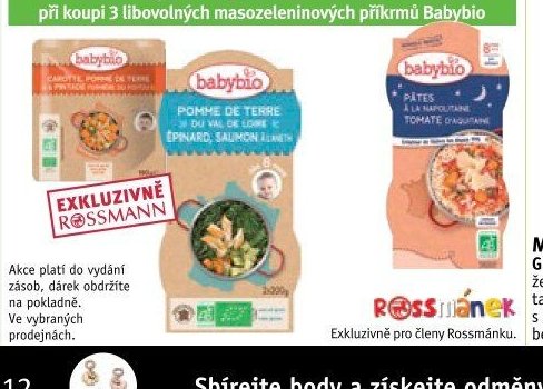 Babybio masozeleninové příkrmy