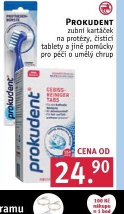 Prokudent zubní kartáček na protézy