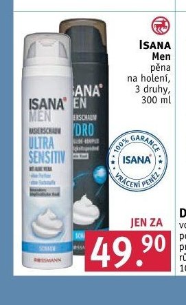Isana Men pěna na holení