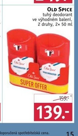 Old Spice tuhý deodorant