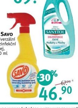 Savo univerzální dezinfekční sprej
