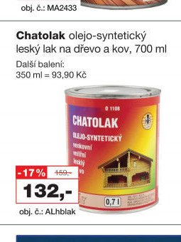 Chatolak olejo-syntetický