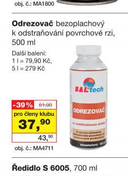 Odrezovač bezoplachový
