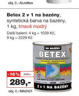 Betex 2 v 1 na bazény