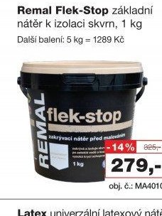 Remal Flek-Stop základní nátěr k izolaci skvrn, 1 kg