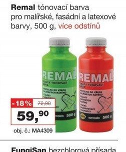 Remal tónovací barva pro malířské, fasádní a latexové barvy, 500 g