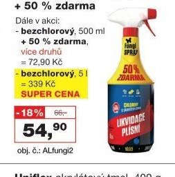 FungiSpray Chlorový dezinfekční přípravek, 500 ml